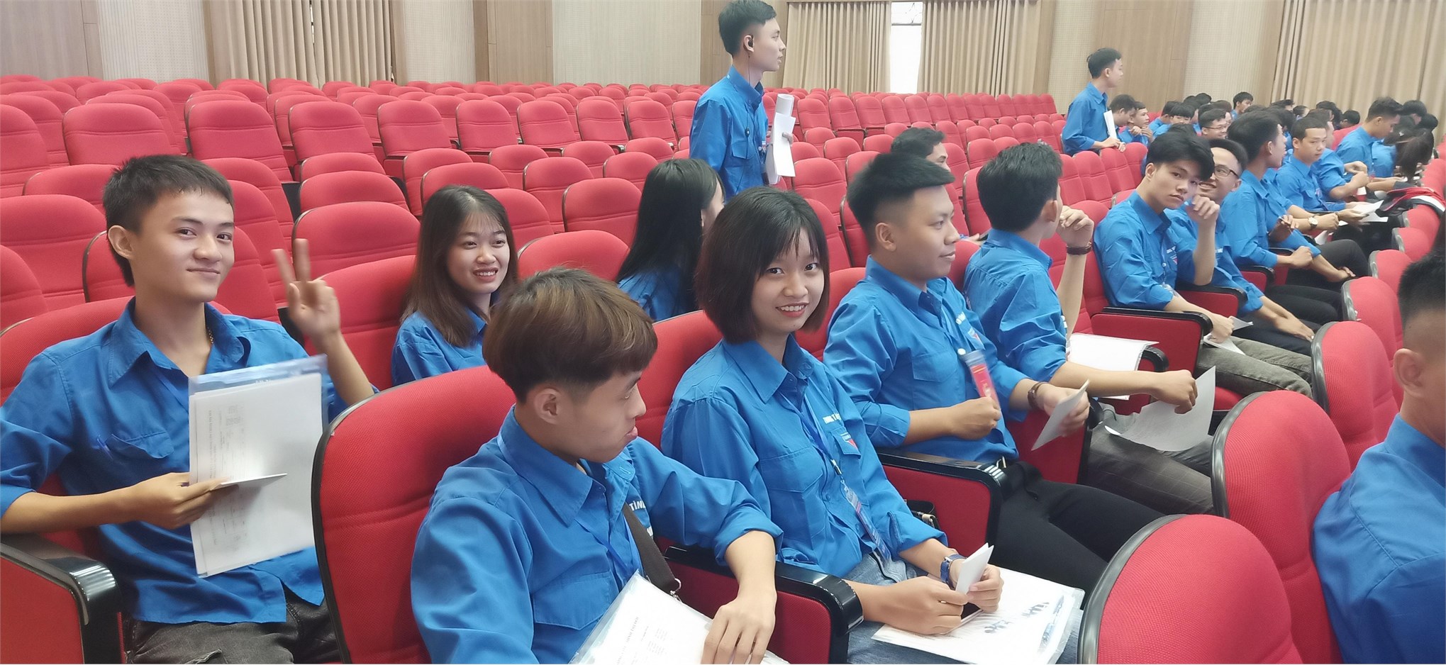 Đoàn đại biểu Liên chi đoàn Trung tâm Việt Nhật dự Đại hội đại biểu Đoàn TNCS Hồ Chí Minh trường Đại học Công nghiệp Hà Nội lần thứ IX, nhiệm kỳ 2019 – 2022