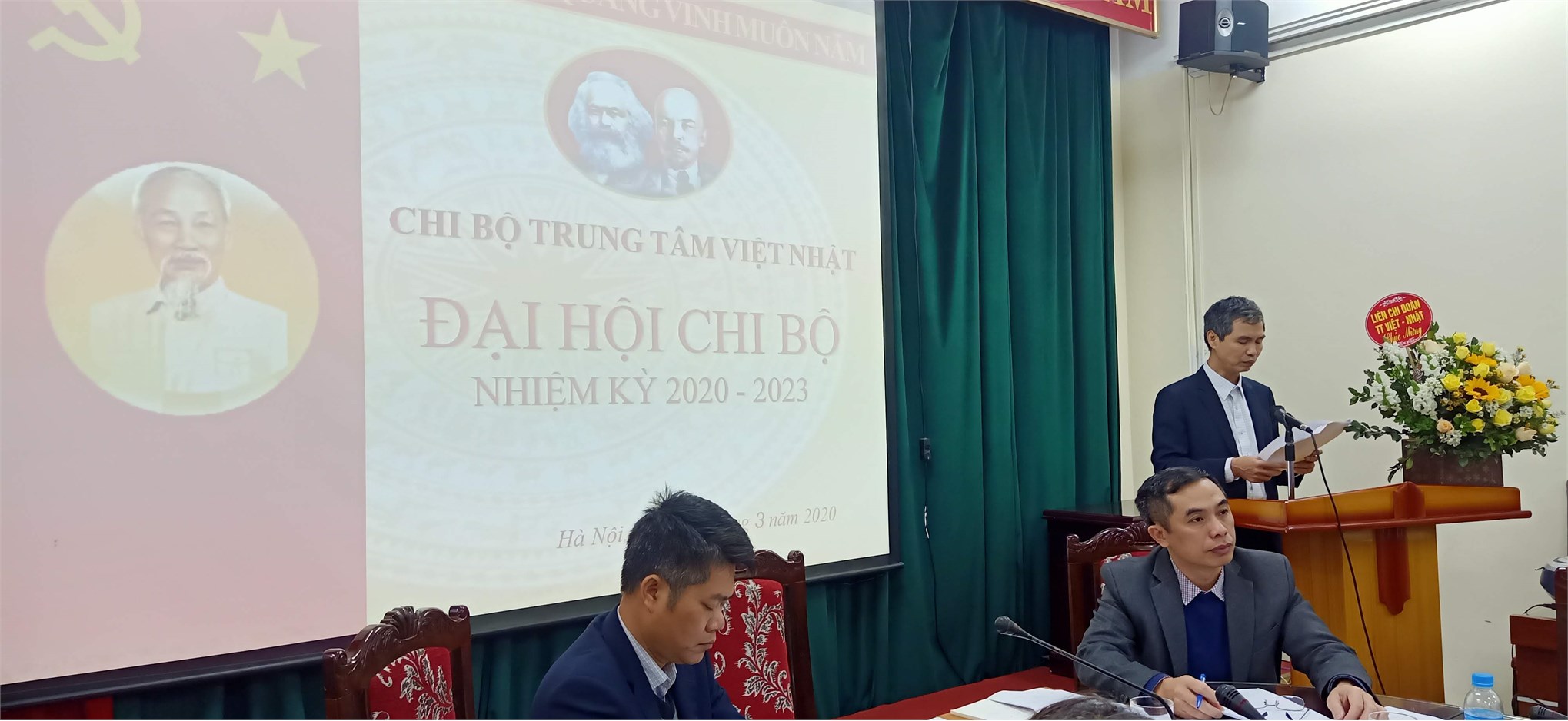 Đại hội chi bộ Trung tâm Việt – Nhật nhiệm kỳ 2020 – 2023