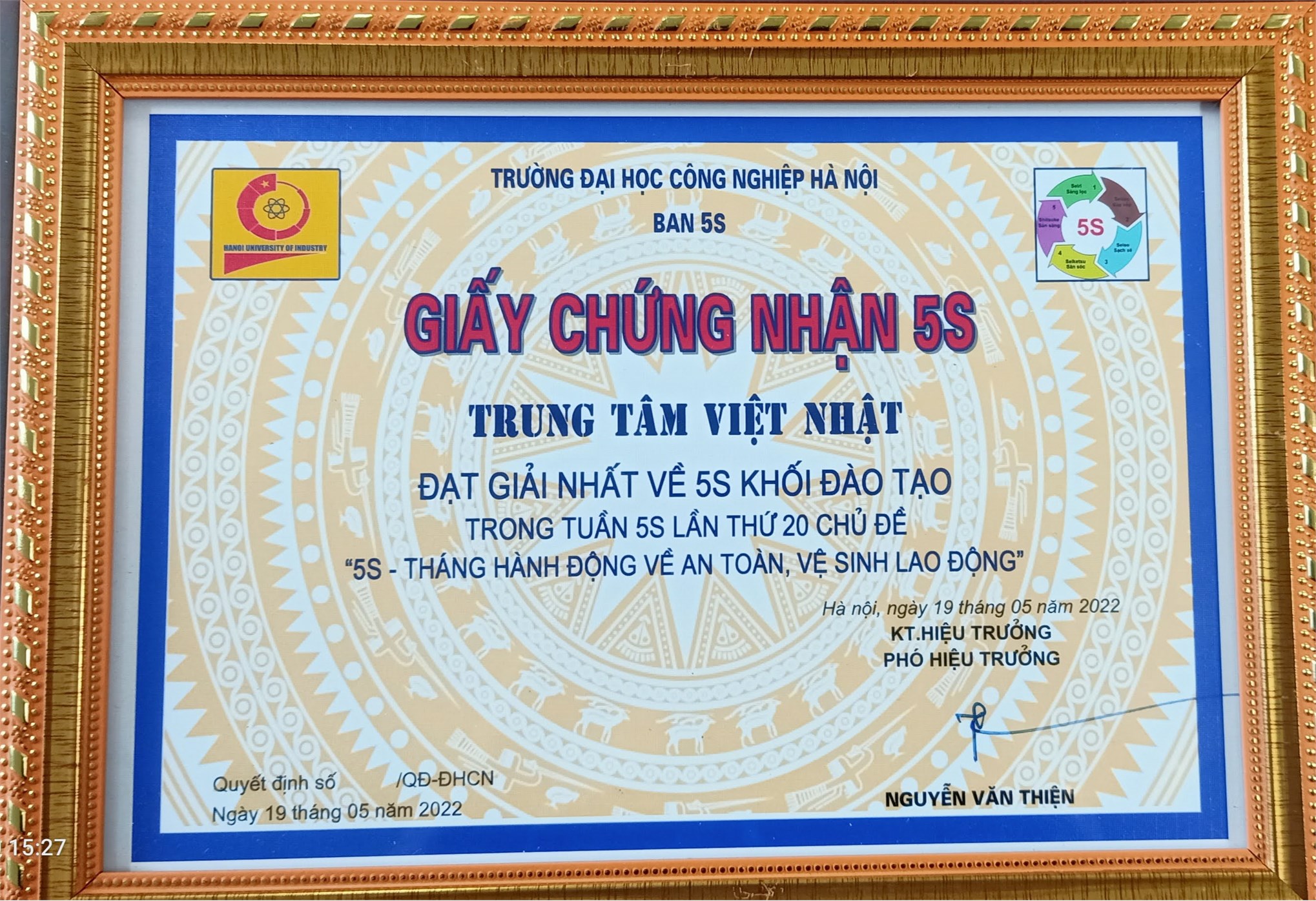 Trung tâm Việt Nhật giành giải nhất 5s lần thứ 20