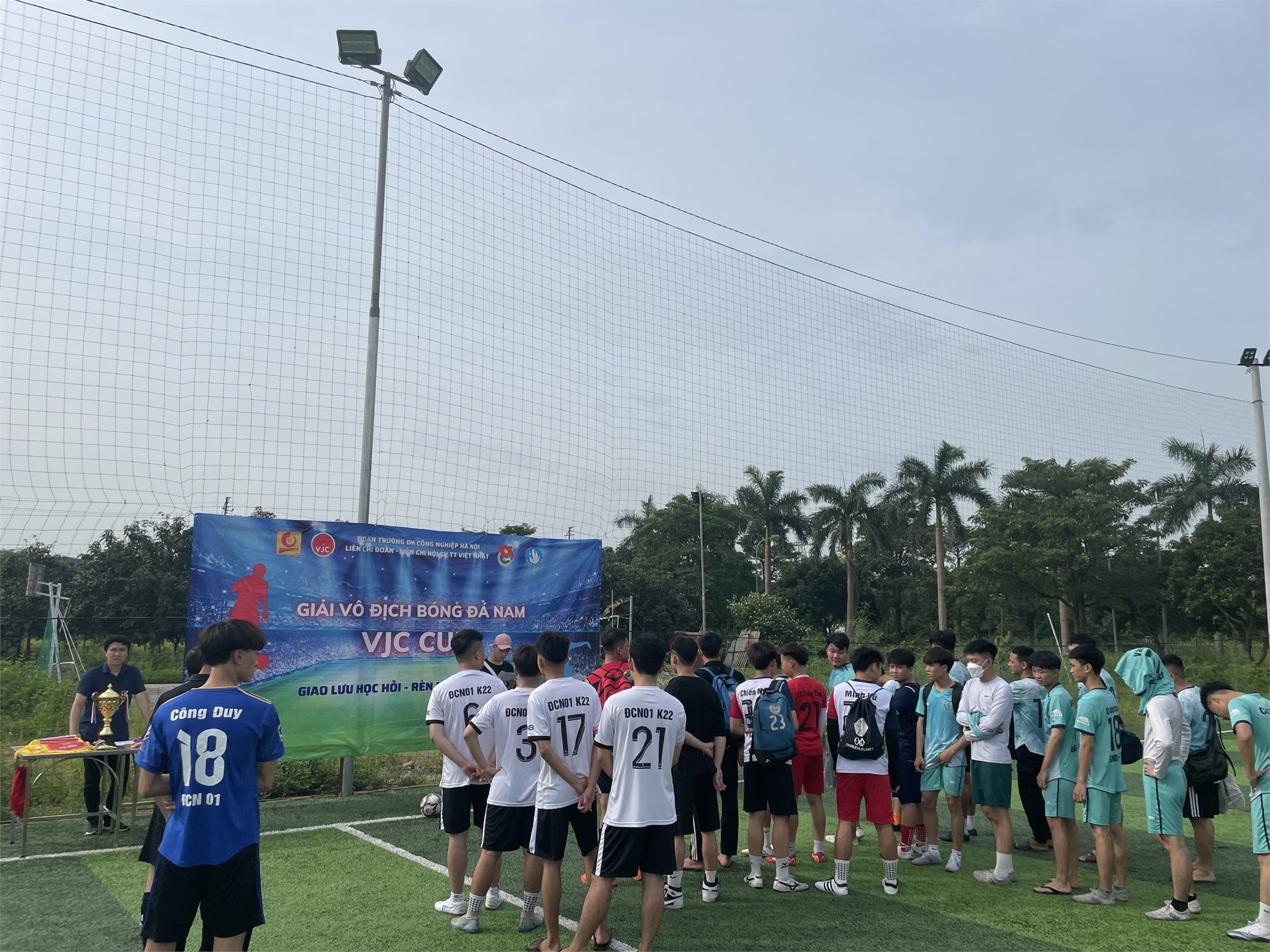 Khai mạc giải bóng đá nam VJC CUP 2022