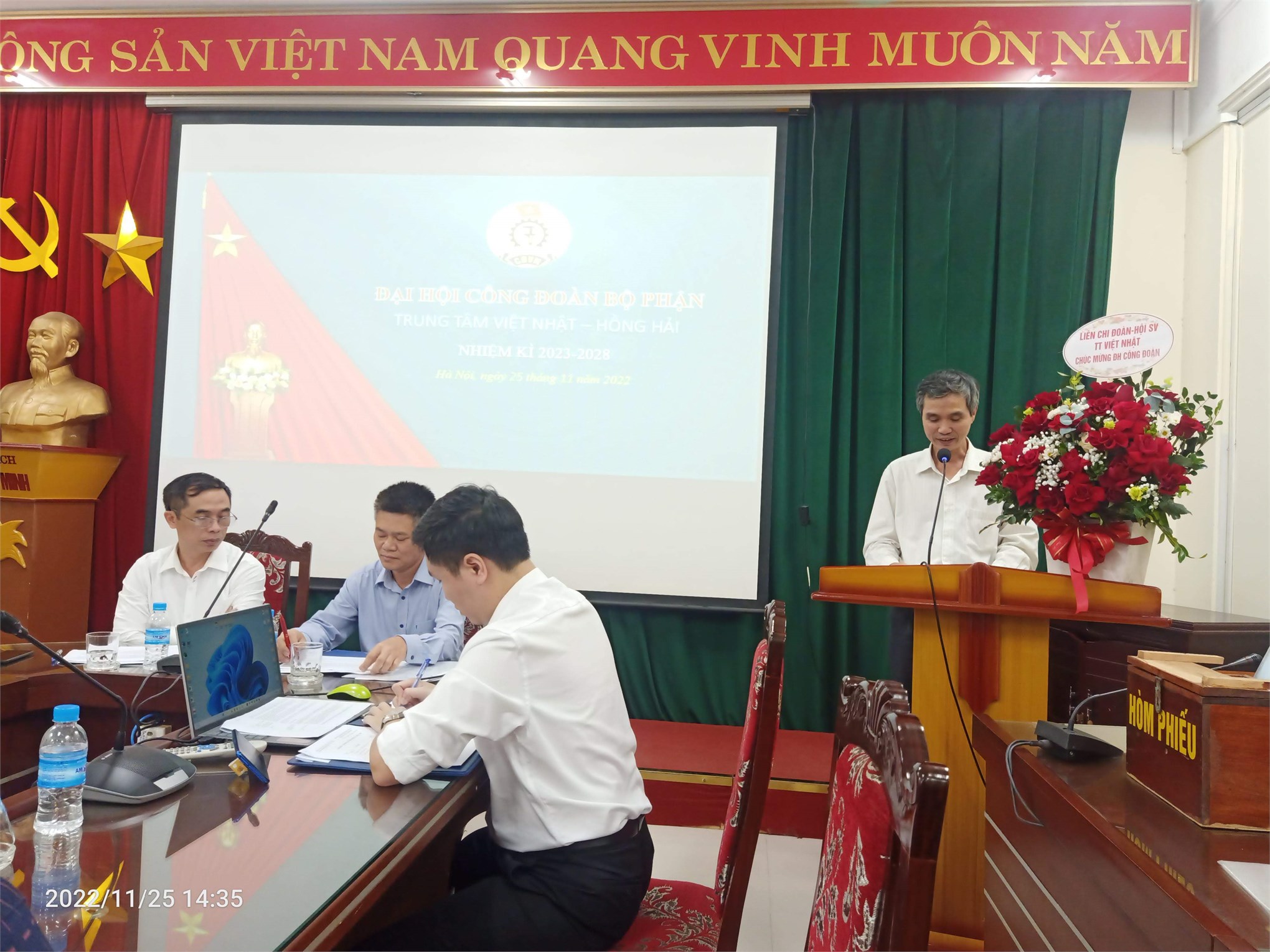 Đại hội công đoàn bộ phận Trung tâm Việt Nhật – Hồng Hải nhiệm kỳ 2023 - 2028