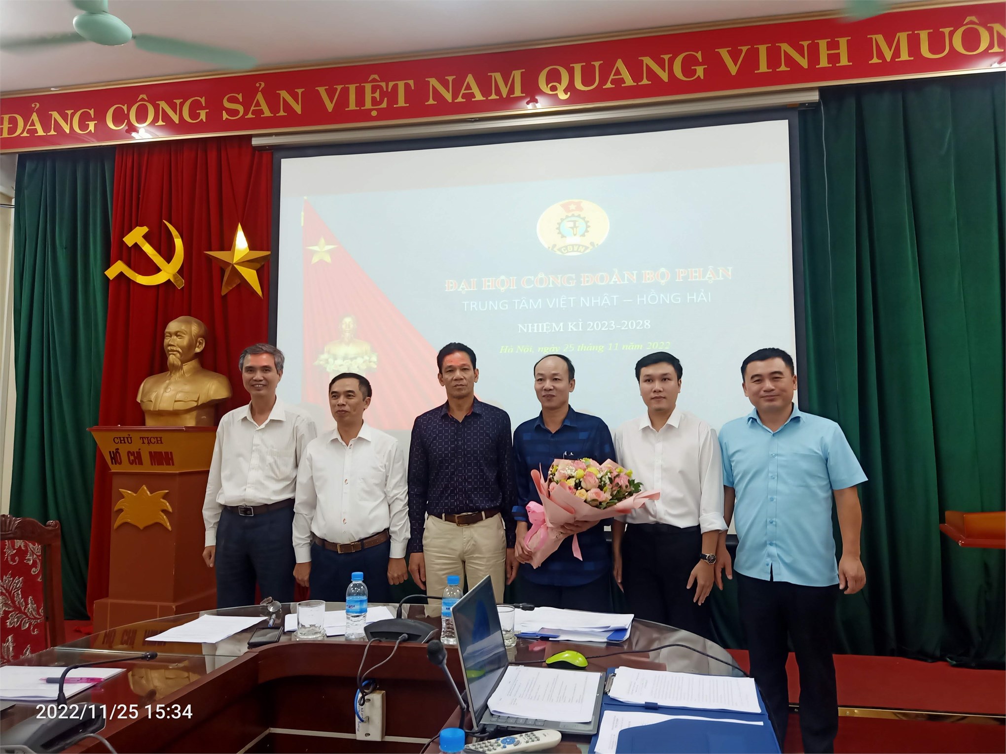 Đại hội công đoàn bộ phận Trung tâm Việt Nhật – Hồng Hải nhiệm kỳ 2023 - 2028