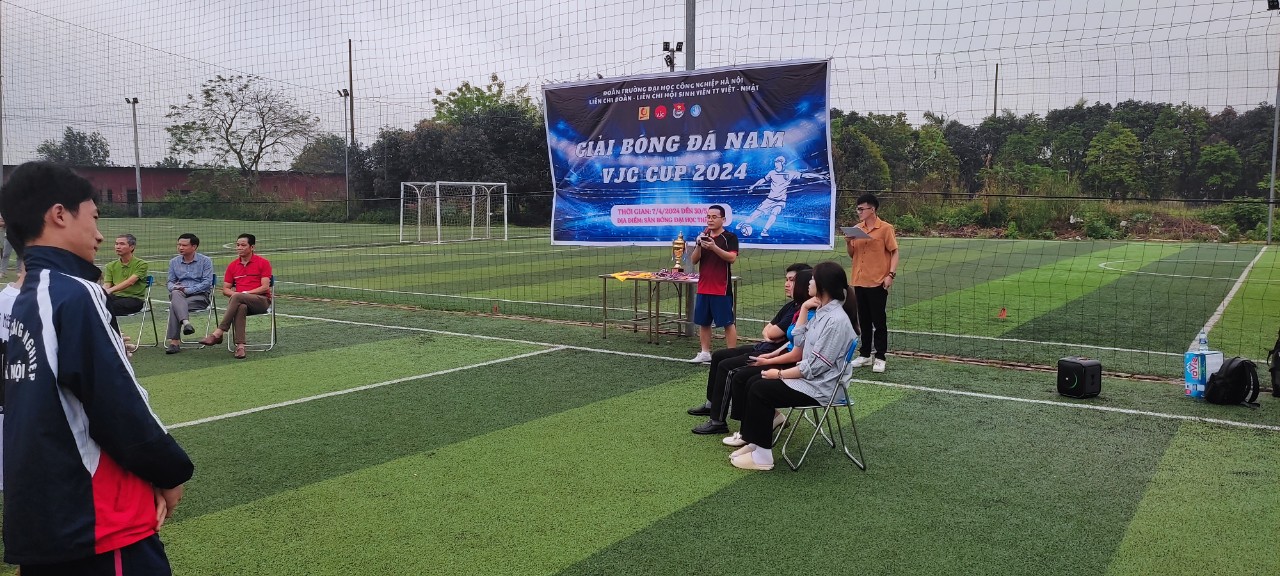 Khai mạc giải bóng đá nam VJC CUP 2024