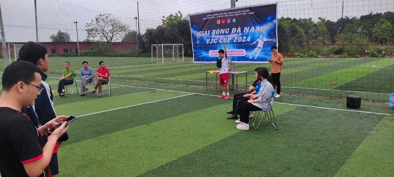 Khai mạc giải bóng đá nam VJC CUP 2024