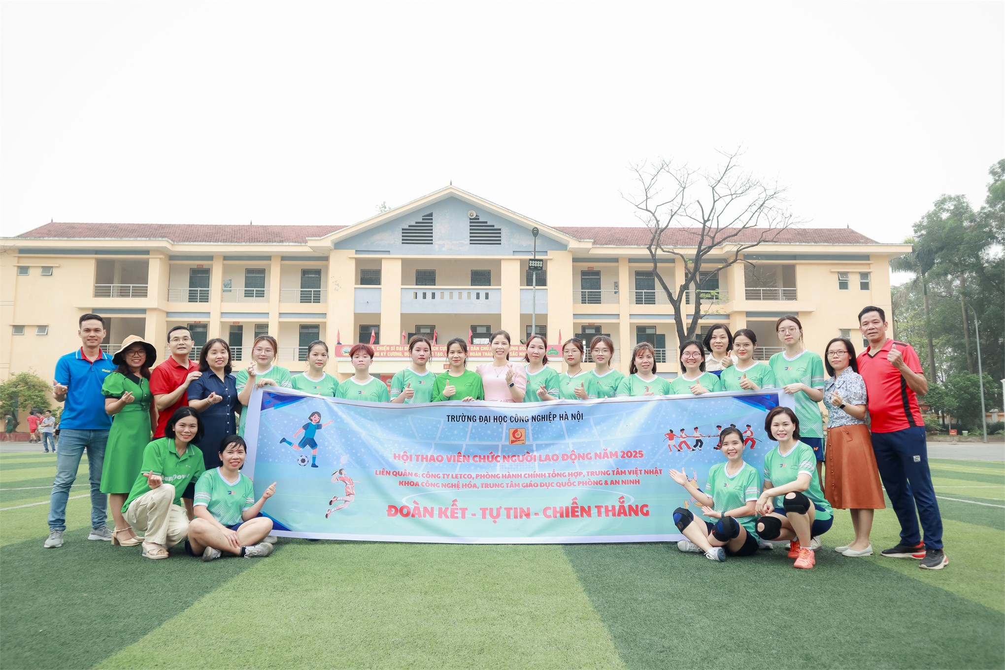 Liên quân 6 giành giải ba toàn đoàn trong Hội thao thể dục thể thao viên chức, người lao động HaUI 2025