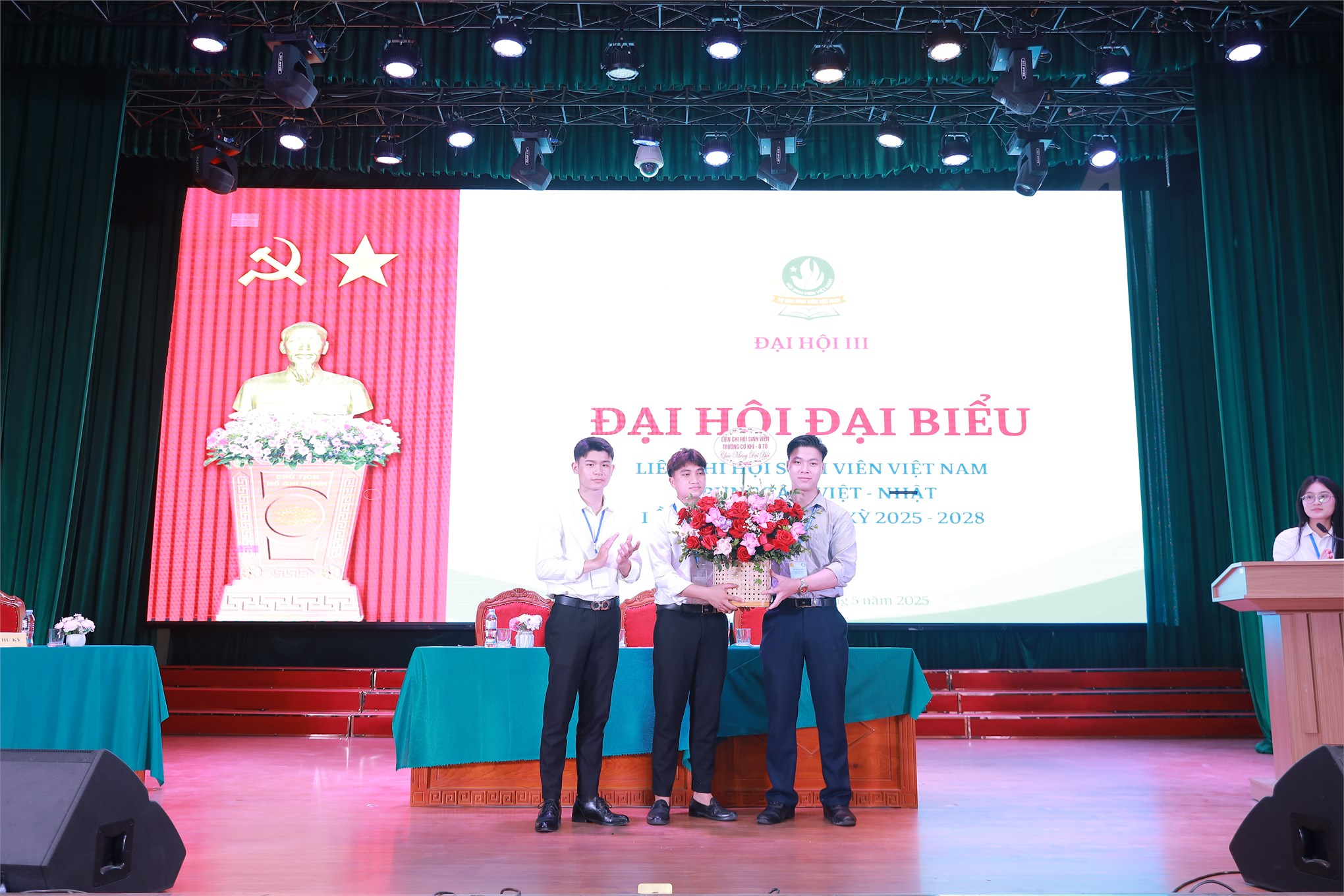 ĐẠI HỘI ĐẠI BIỂU LIÊN CHI HỘI SINH VIÊN TRUNG TÂM VIỆT – NHẬT LẦN THỨ III, NHIỆM KỲ 2025 - 2028 DIỄN RA THÀNH CÔNG TỐT ĐẸP