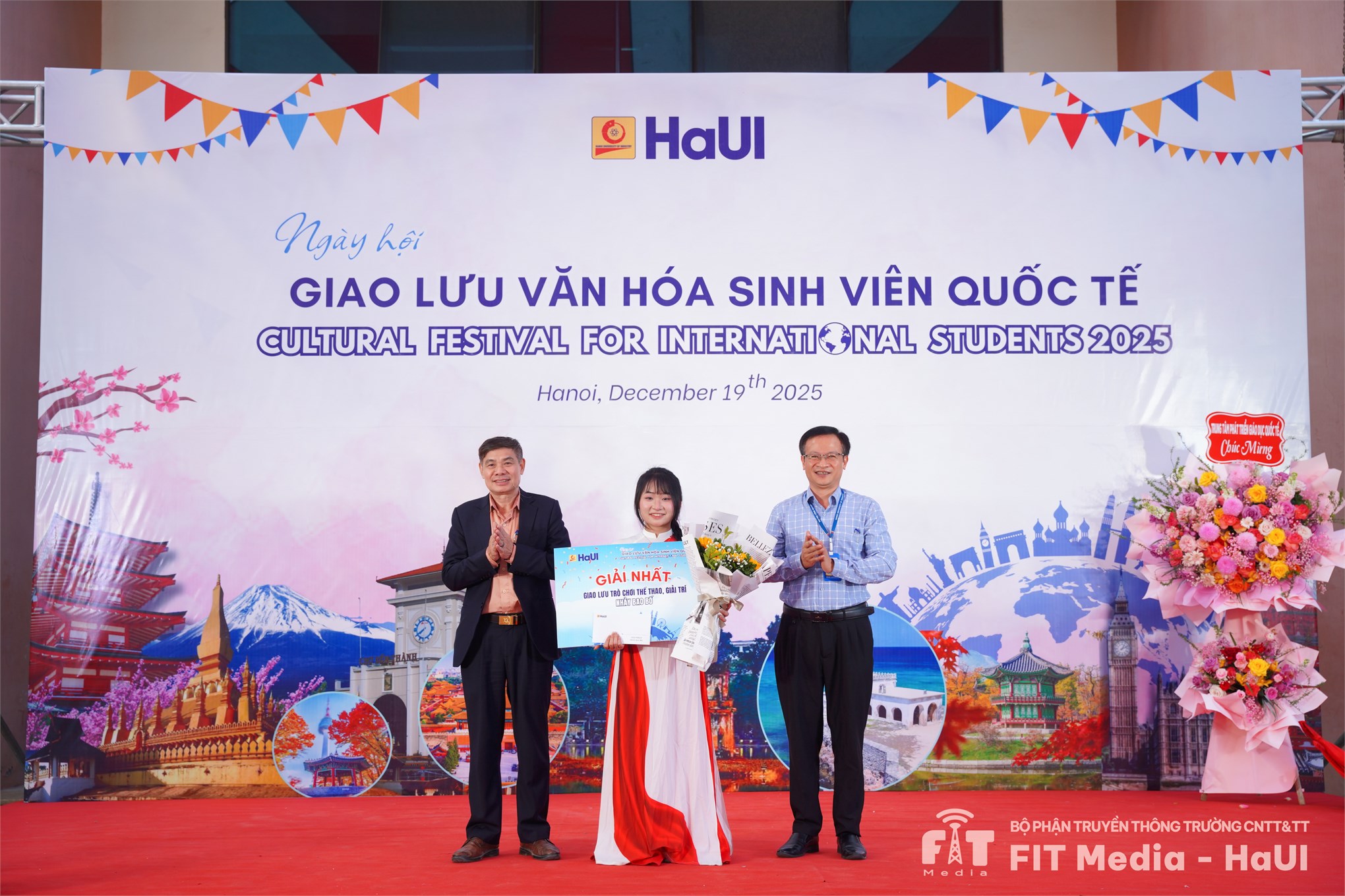 Ngày hội giao lưu văn hóa sinh viên quốc tế 2025: Lan tỏa tinh thần hội nhập tại Đại học Công nghiệp Hà Nội