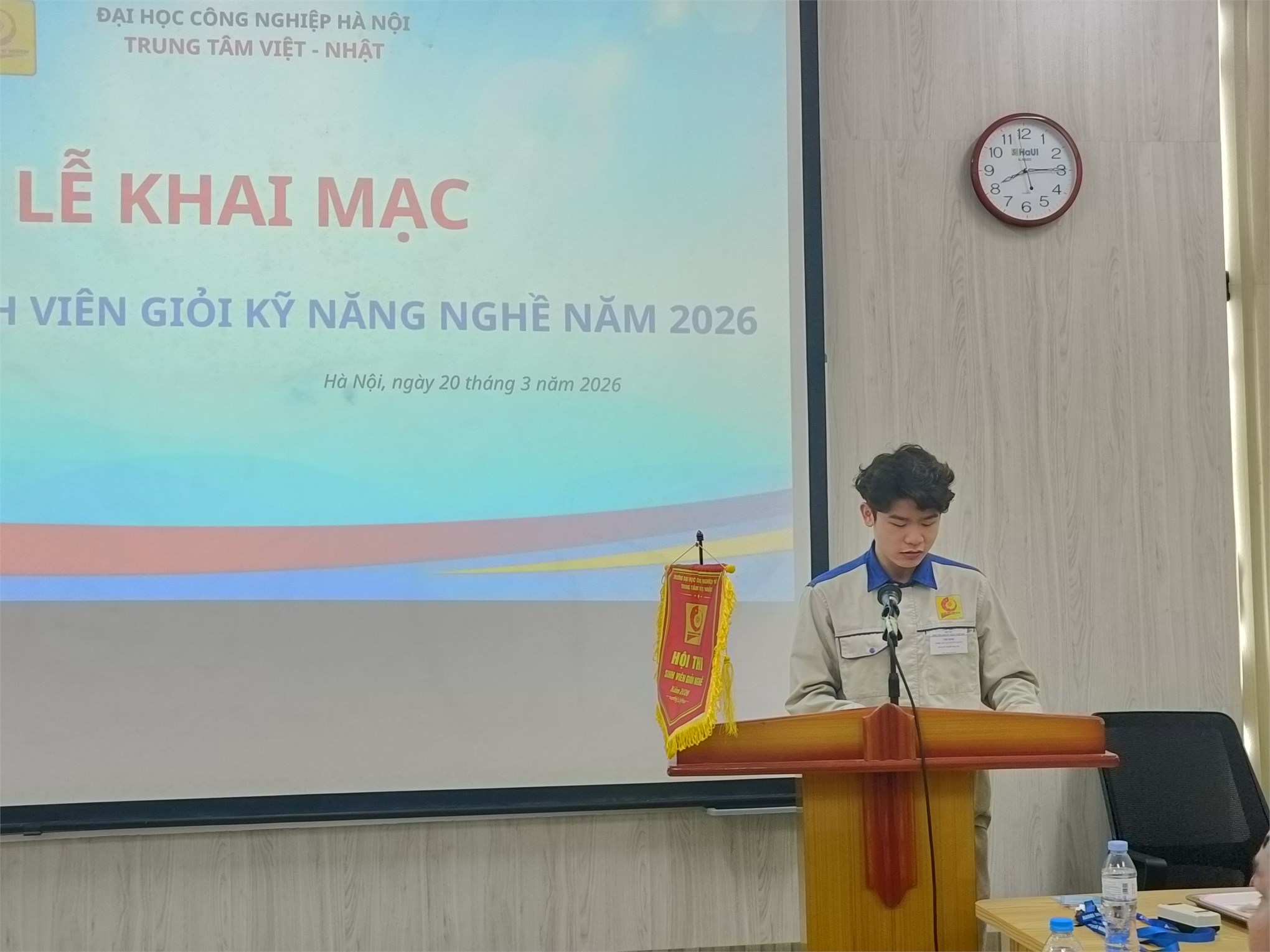 Khai mạc Hội thi “Sinh viên giỏi kỹ năng nghề 2026” tại Trung tâm Việt – Nhật
