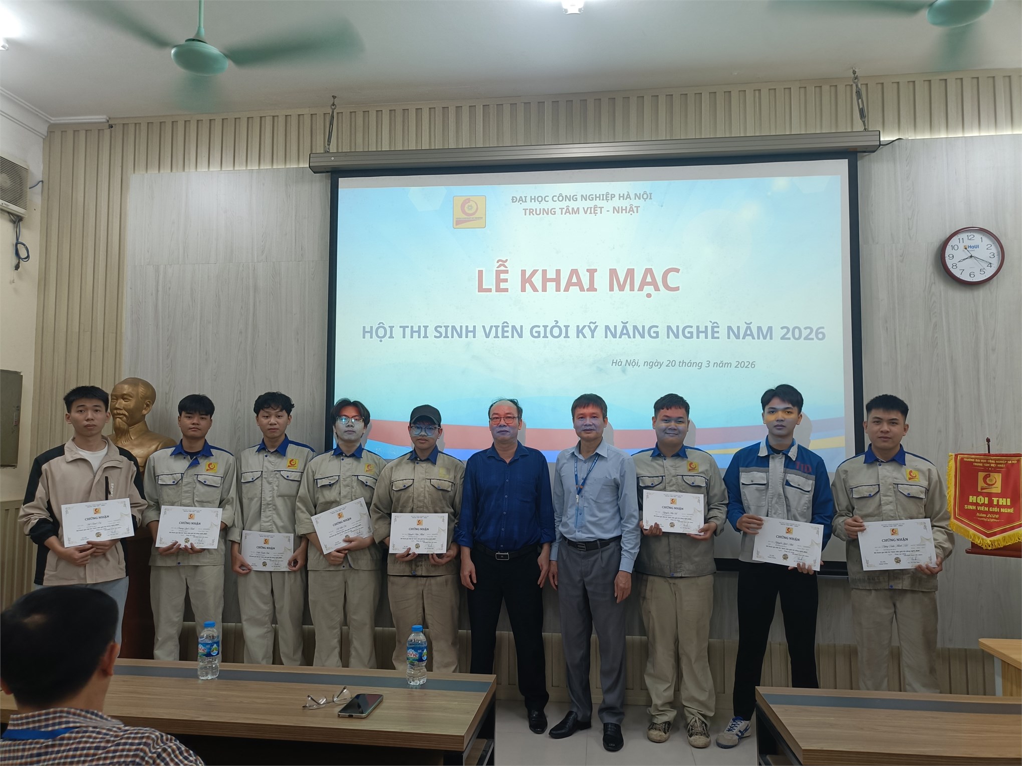 Khai mạc Hội thi “Sinh viên giỏi kỹ năng nghề 2026” tại Trung tâm Việt – Nhật