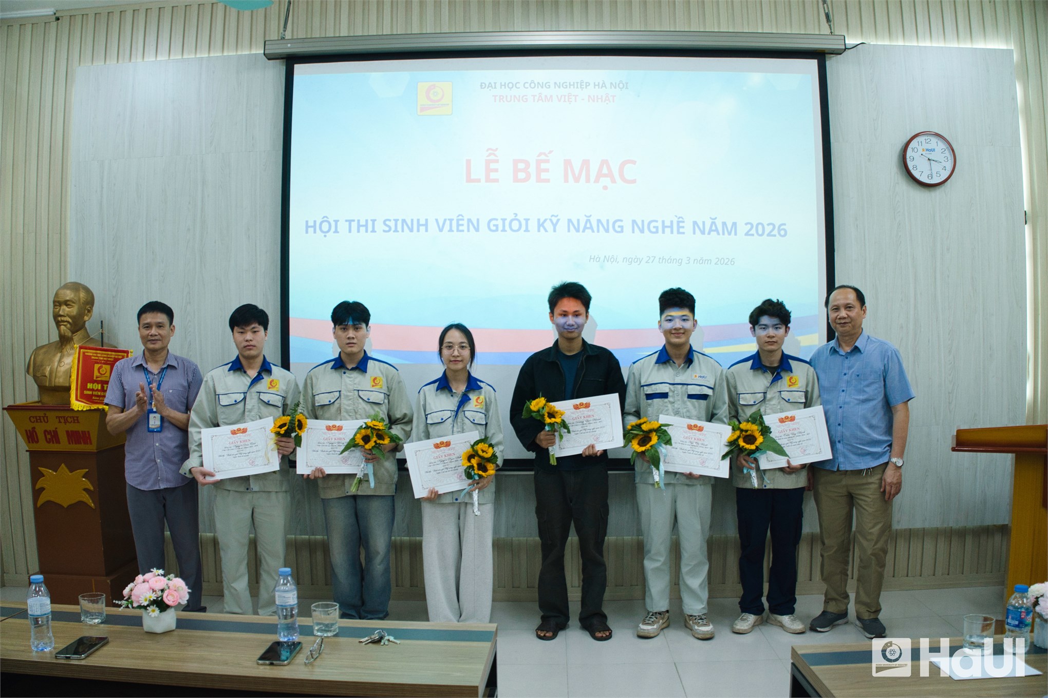 Bế mạc Hội thi Sinh viên giỏi kỹ năng nghề năm 2026: Dấu ấn từ những điểm số