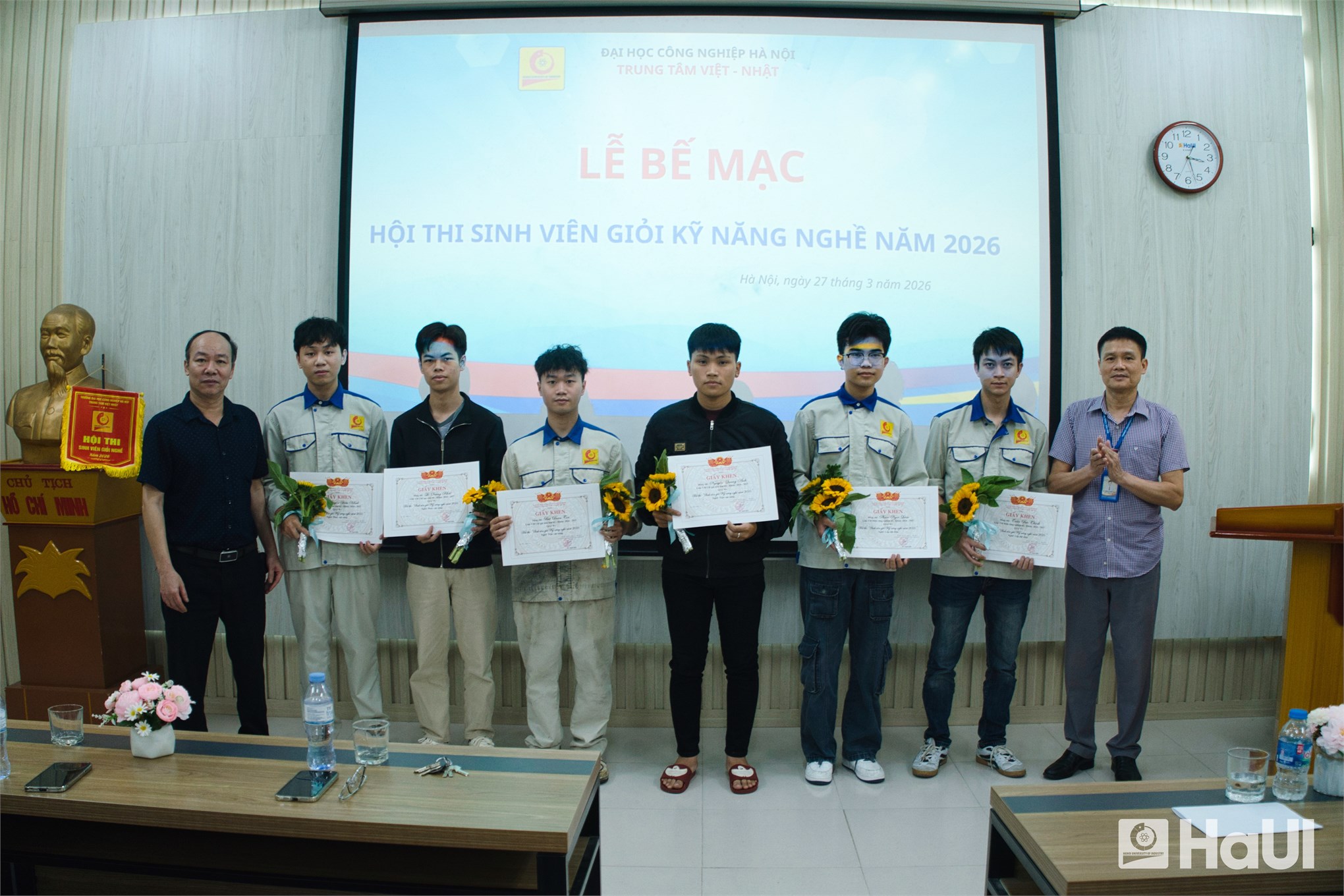 Bế mạc Hội thi Sinh viên giỏi kỹ năng nghề năm 2026: Dấu ấn từ những điểm số