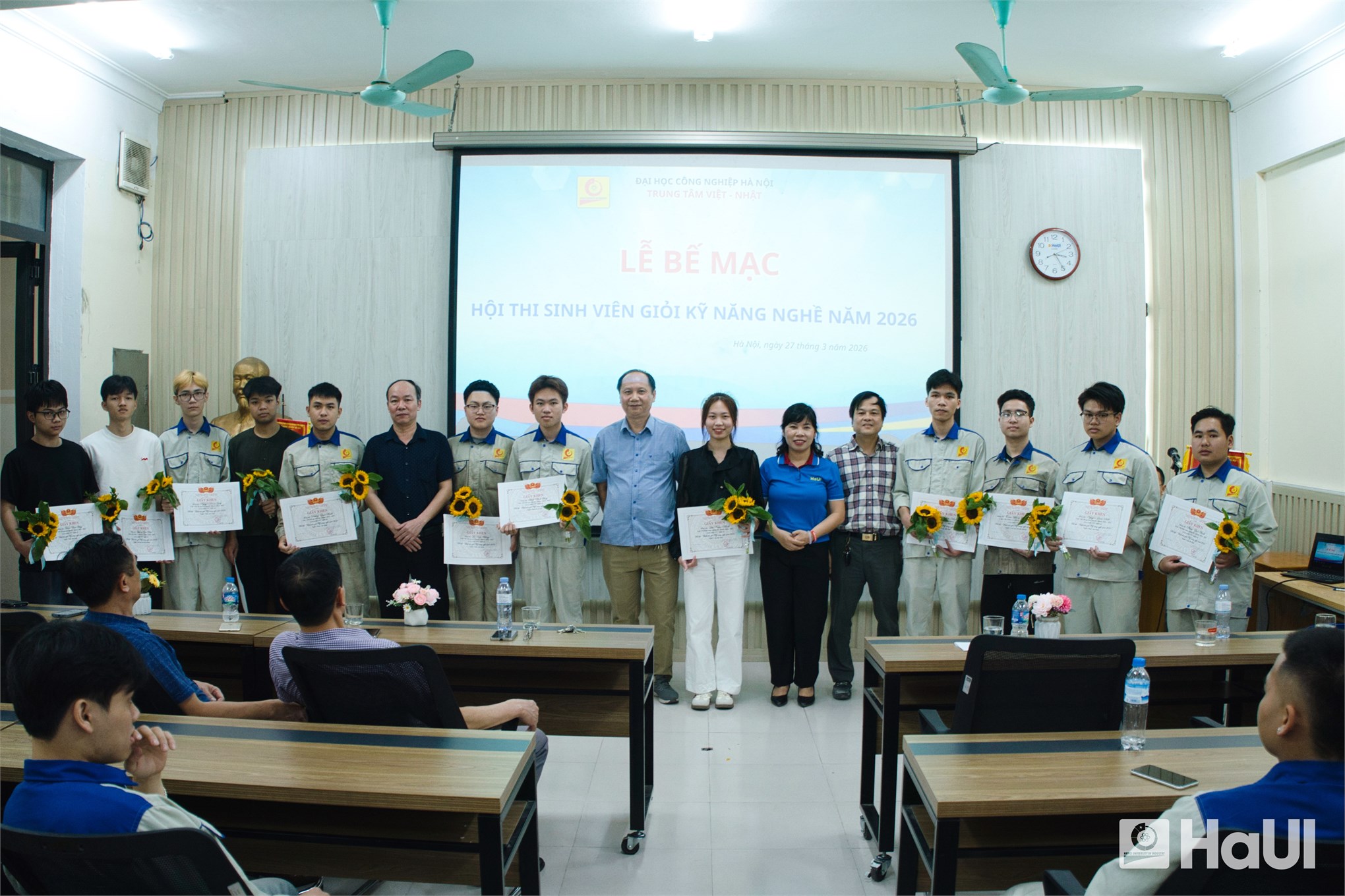 Bế mạc Hội thi Sinh viên giỏi kỹ năng nghề năm 2026: Dấu ấn từ những điểm số