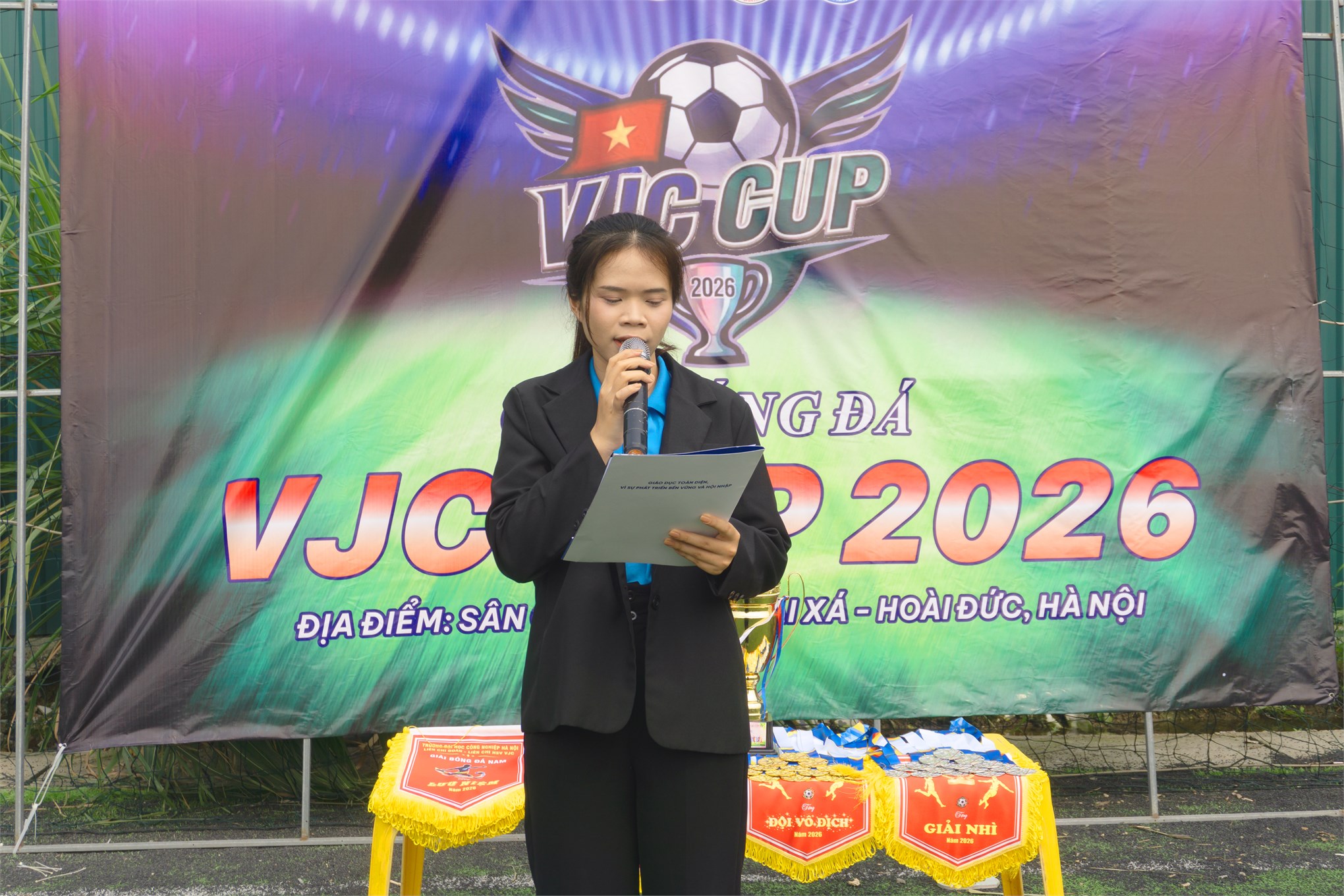 Khai mạc giải bóng đá nam VJC CUP 2026