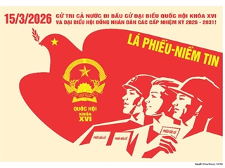 Bầu cử đại biểu Quốc hội khóa XVI và đại biểu HĐND các cấp nhiệm kỳ 2026 – 2031: Nâng cao trách nhiệm của người học
