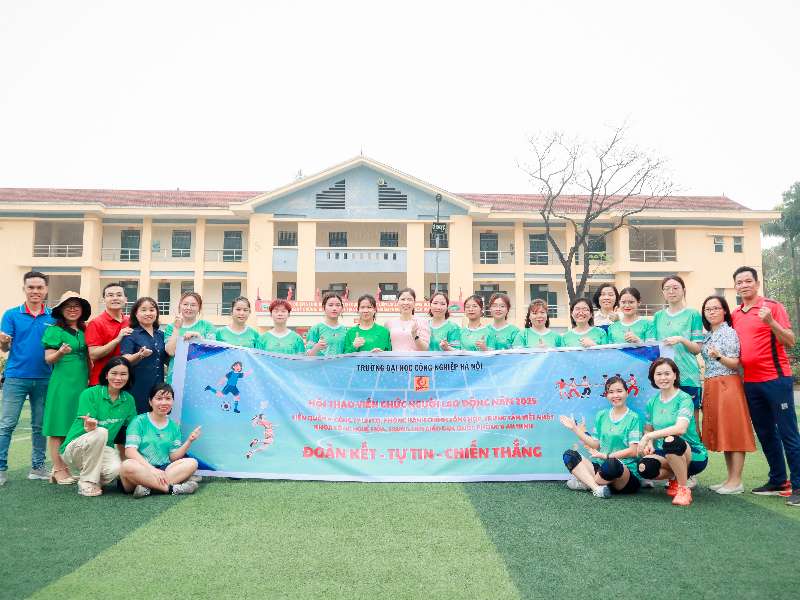 Liên quân 6 giành giải ba toàn đoàn trong Hội thao thể dục thể thao viên chức, người lao động HaUI 2025