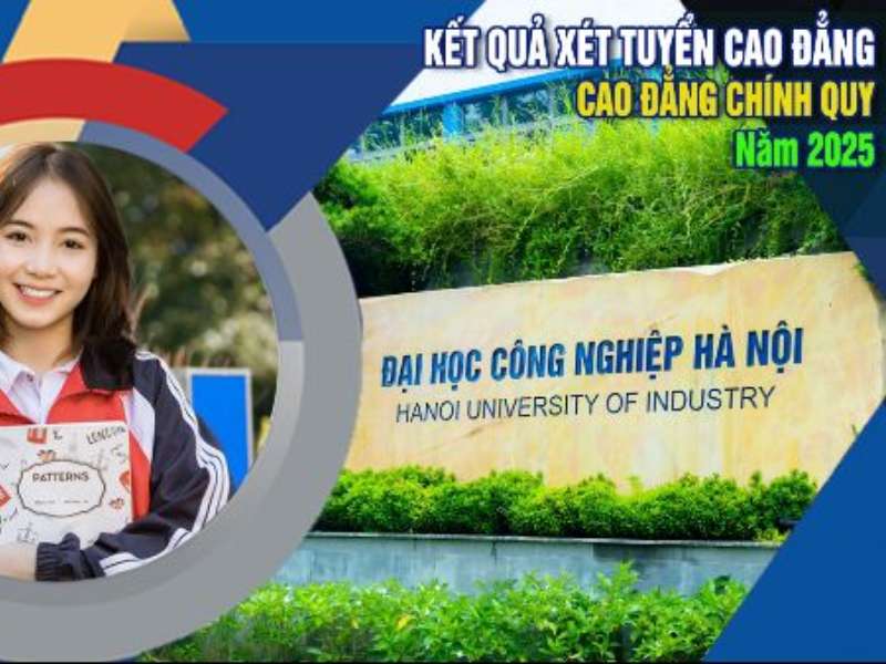 Kết quả xét tuyển Cao đẳng chính quy năm 2025