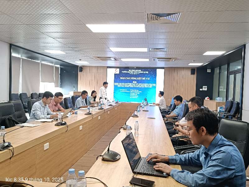 Nghiệm thu đề tài NCKH cấp trường: “Nghiên cứu chế tạo lớp phủ WC – NI trên nền gang bằng công nghệ phun Plasma để nâng cao độ cứng và khả năng chịu mài mòn, ứng dụng phục hồi mặt trượt của bàn dao máy tiện bị mòn”